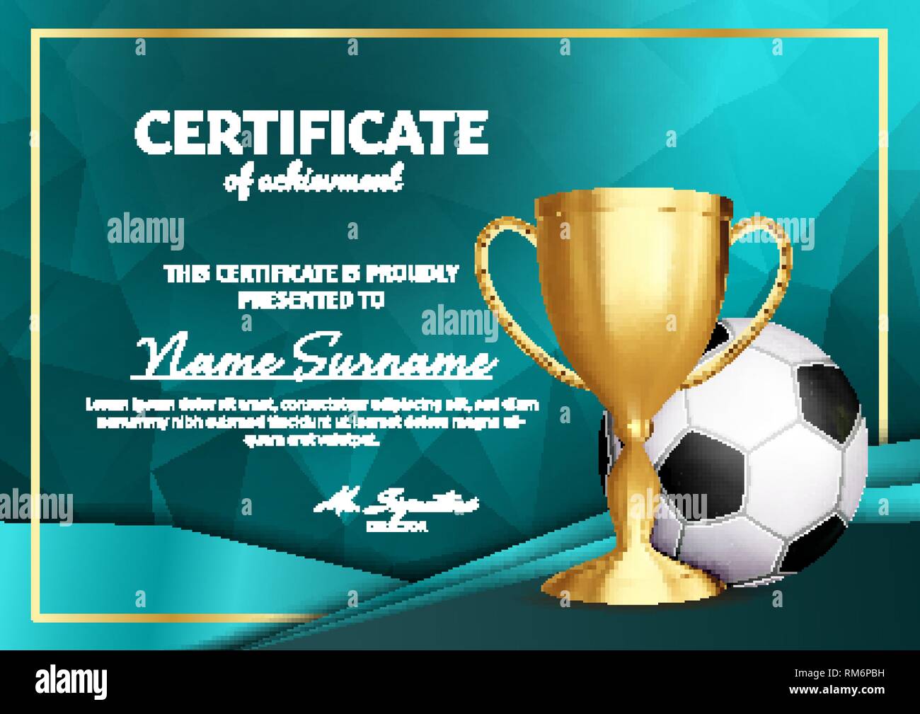 Football Award Certificate Templates