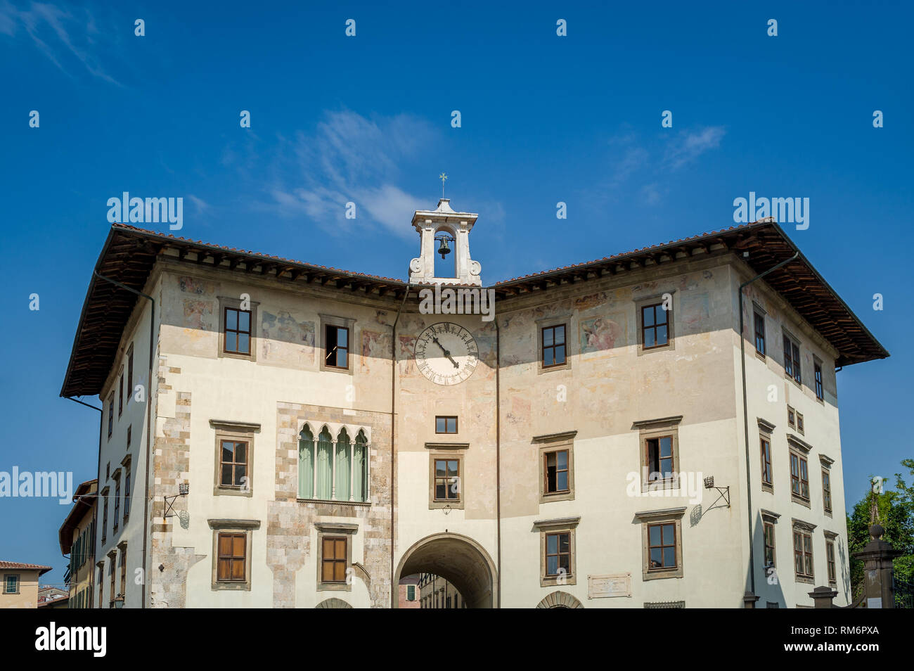 Old buildings of Pisa historic center. Toscana region, Italy Stock Photo