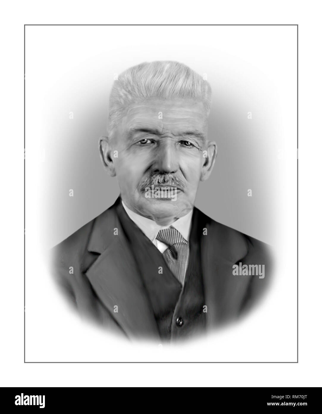 Ludwig Aschoff 1866-1942 German Physician Pathologist Stock Photo