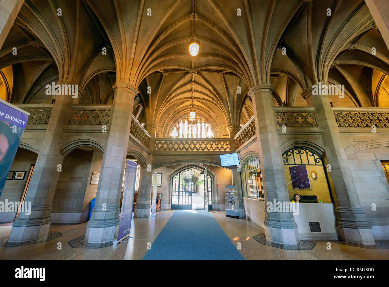 Toronto, SEP 29: Interior view of the Nona MacDonald Visitors Centre in The University of Tornoto on SEP 29, 2018 at Toronto, Canada Stock Photo