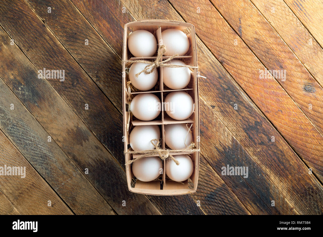 narrow wooden box