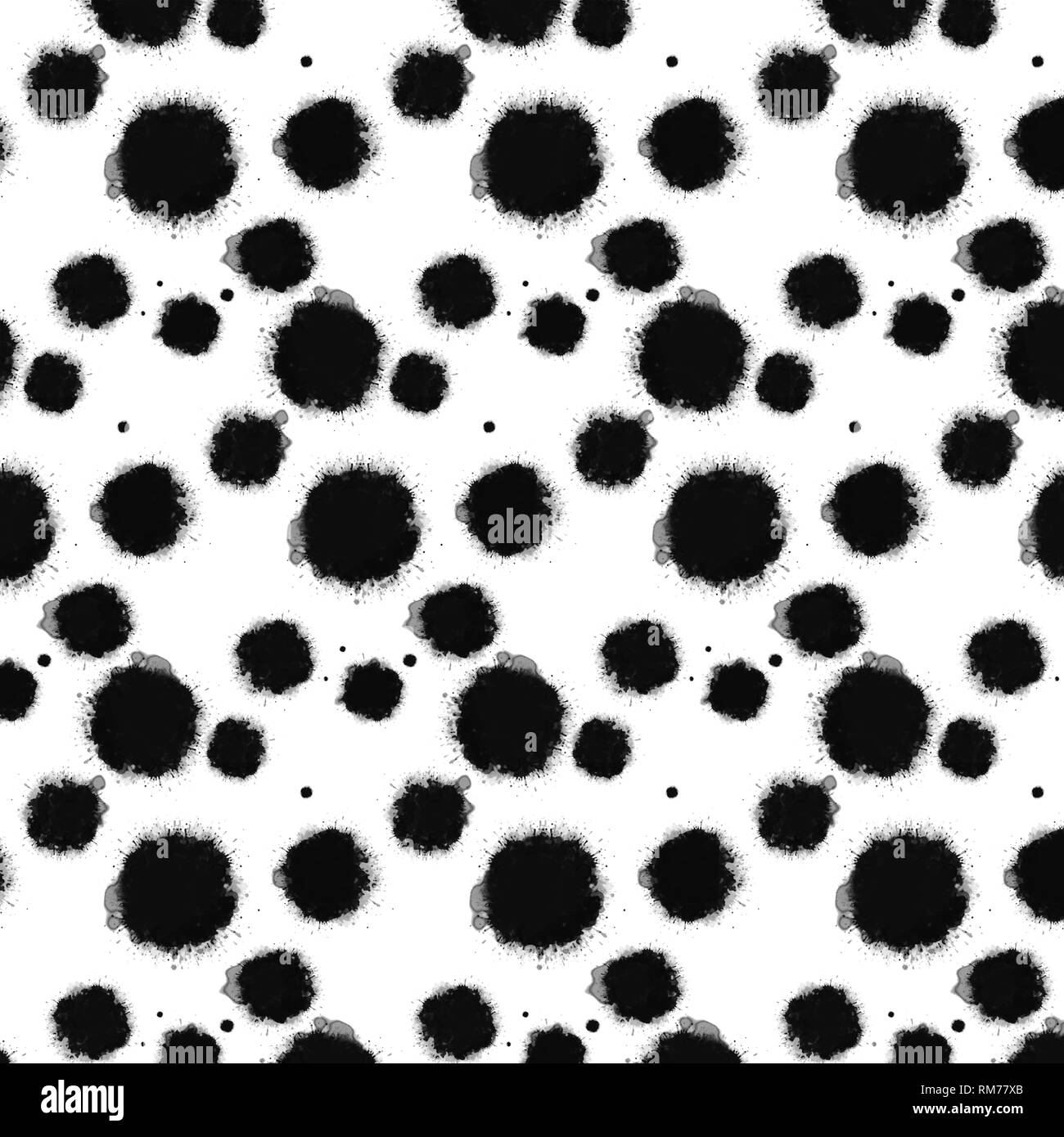 Abstract background black dots on white Stock Photo Alamy