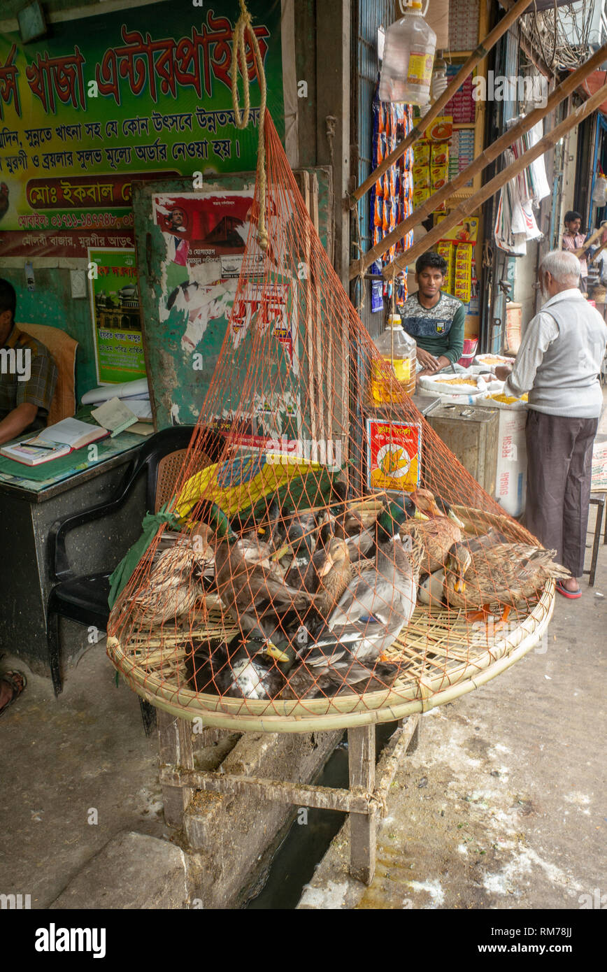 Markets and shops selling food, fish, and meat in Dhaka, Bangladesh Stock Photo Alamy