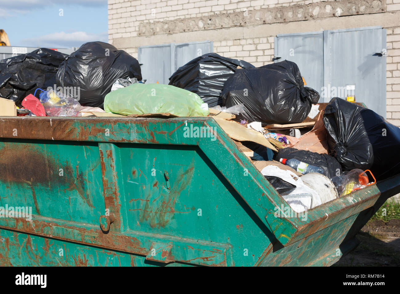 Large garbage cans Stock Photo by ©majorosl66 68949609