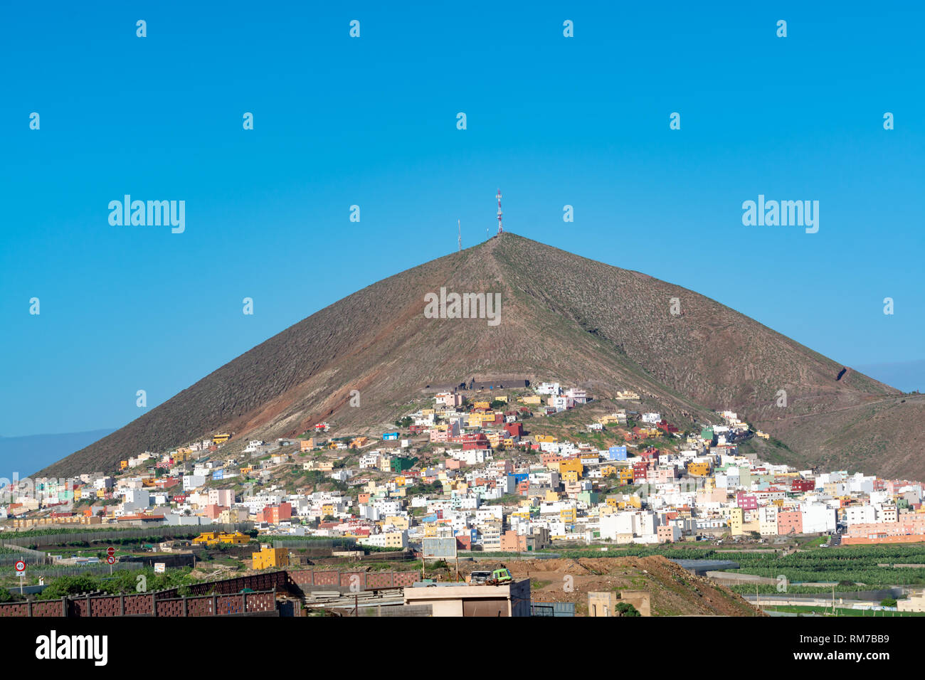Montana de Guia near Galdar, northern part of Gran Canaria island, Spain,  landscape Stock Photo - Alamy