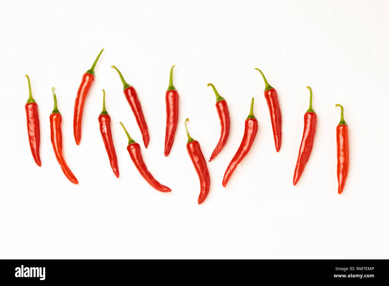 Red Hot Chillies Peppers Stock Photo