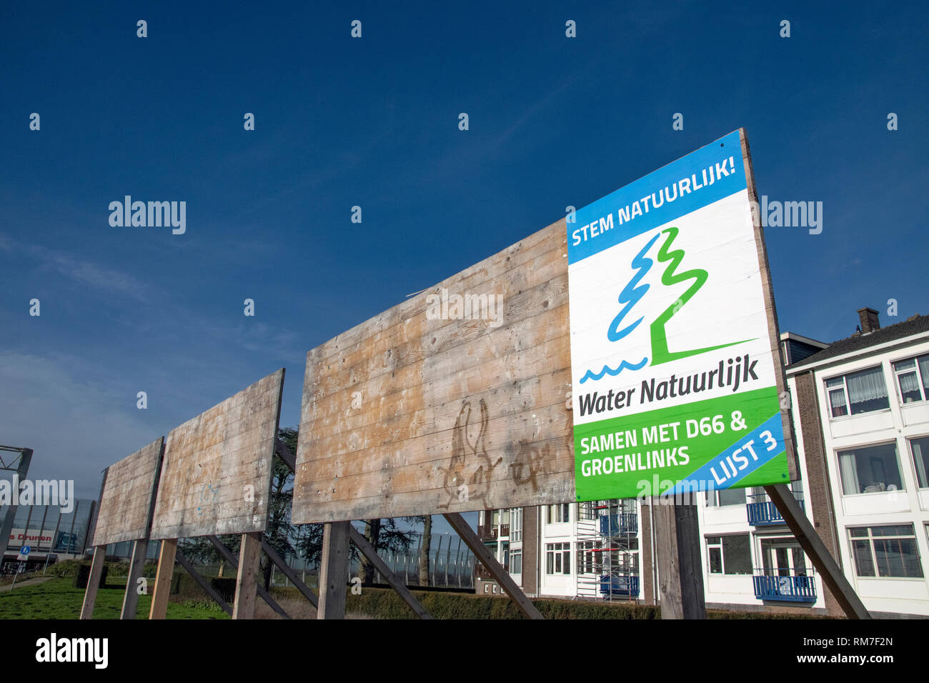 First Election Poster At Diemen The Netherlands 2019 Stock Photo
