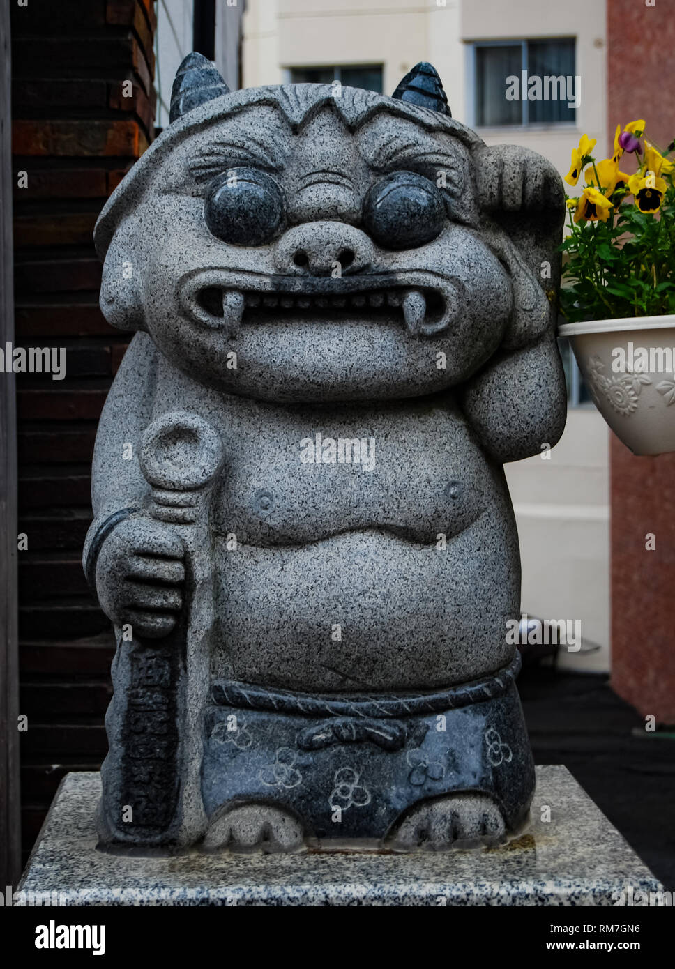 Japanese demon statue hires stock photography and images Alamy