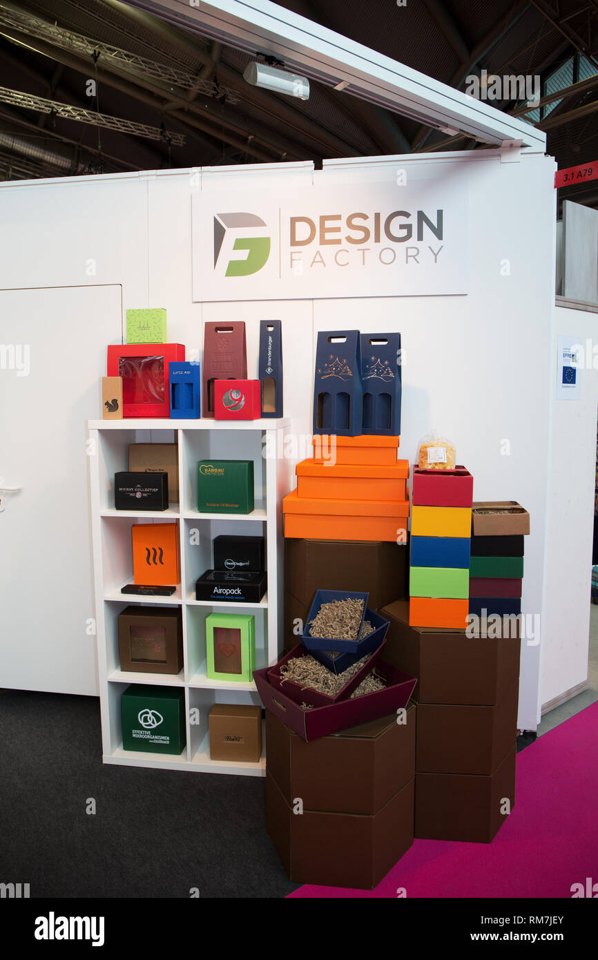 impressions of the world biggest leading trade fair for paper, office supplies and stationary in frankfurt am main germany in january 2019 Stock Photo