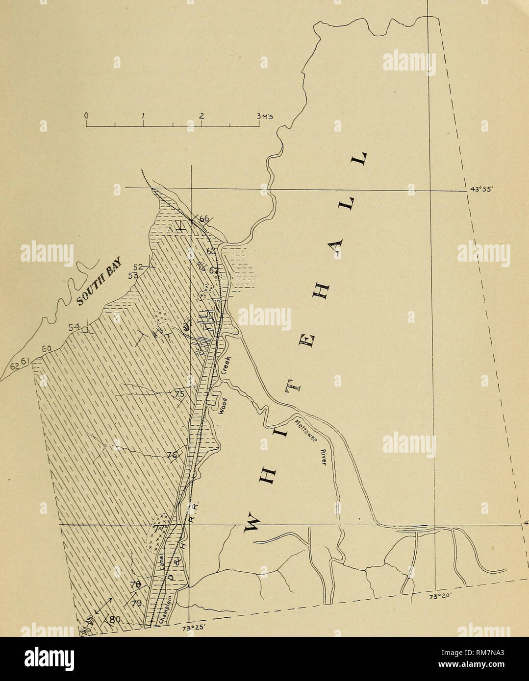 Map of whitehall new york hires stock photography and images Alamy