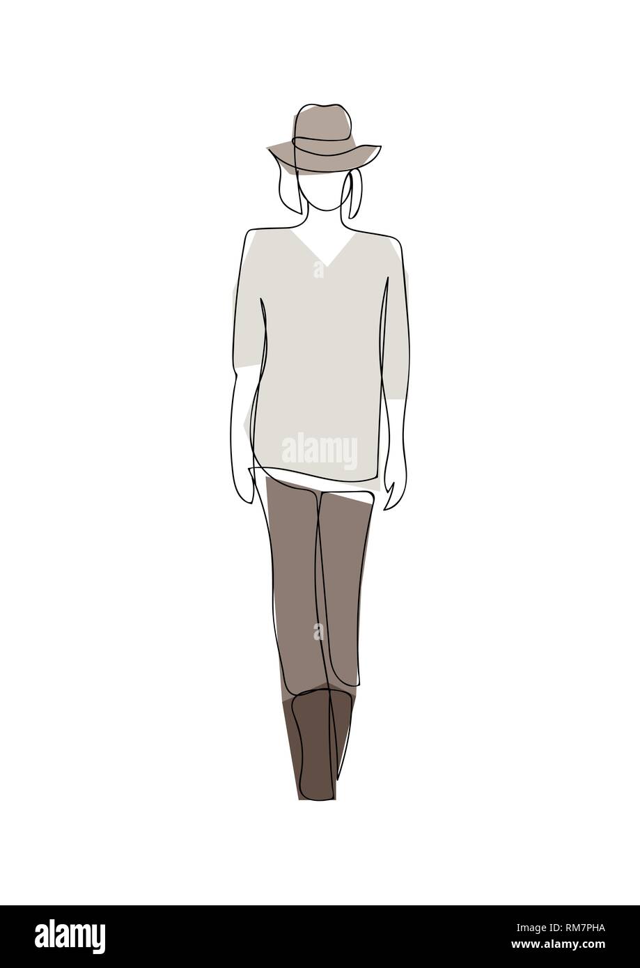 drawing model woman