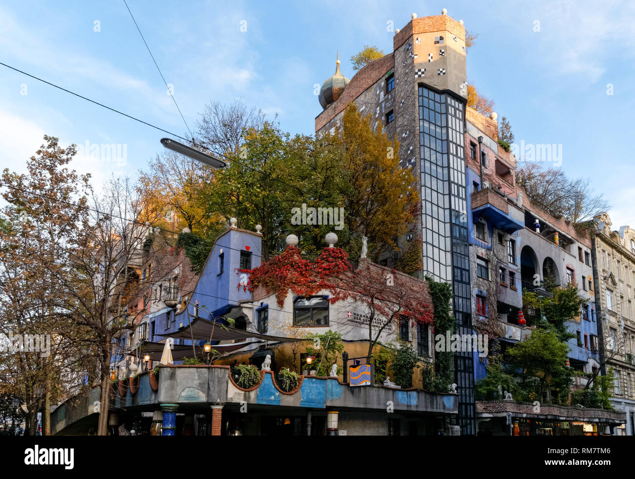 Hundertwasser House in Vienna, Austria Stock Photo