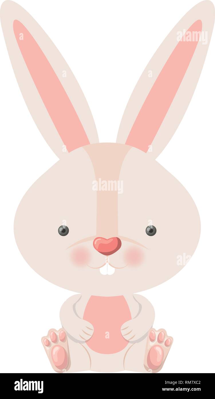 cute rabbit isolated icon Stock Vector Image & Art - Alamy