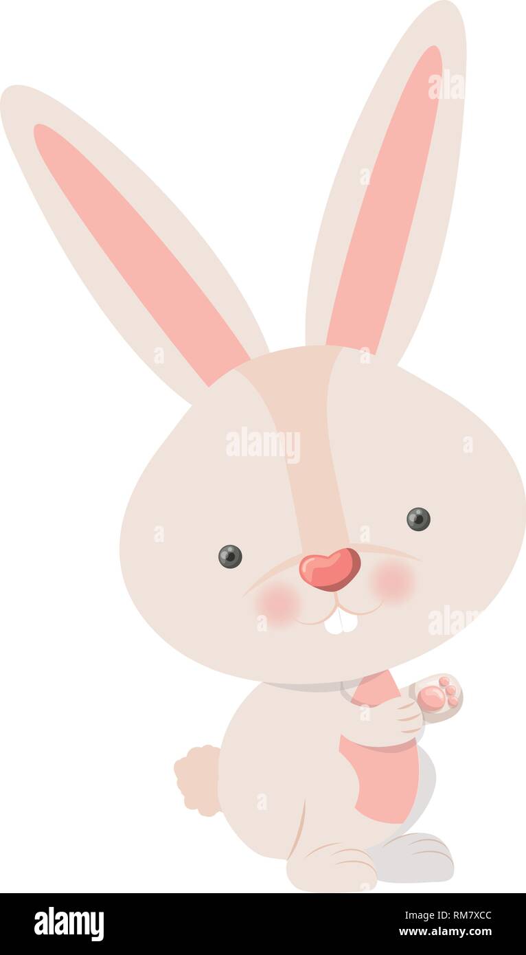 cute rabbit isolated icon Stock Vector Image & Art - Alamy