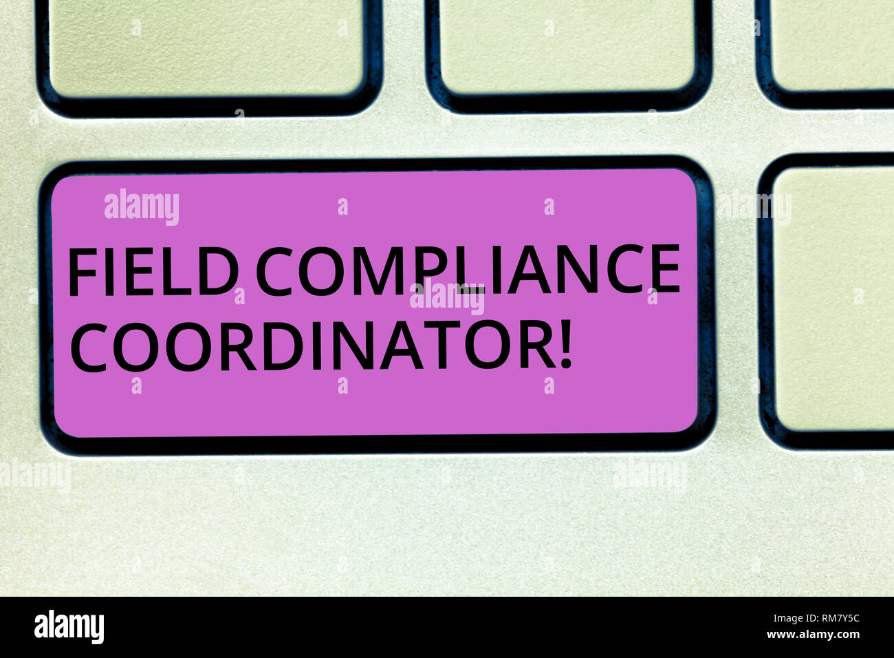 Handwriting Text Field Compliance Coordinator Concept Meaning Assist 