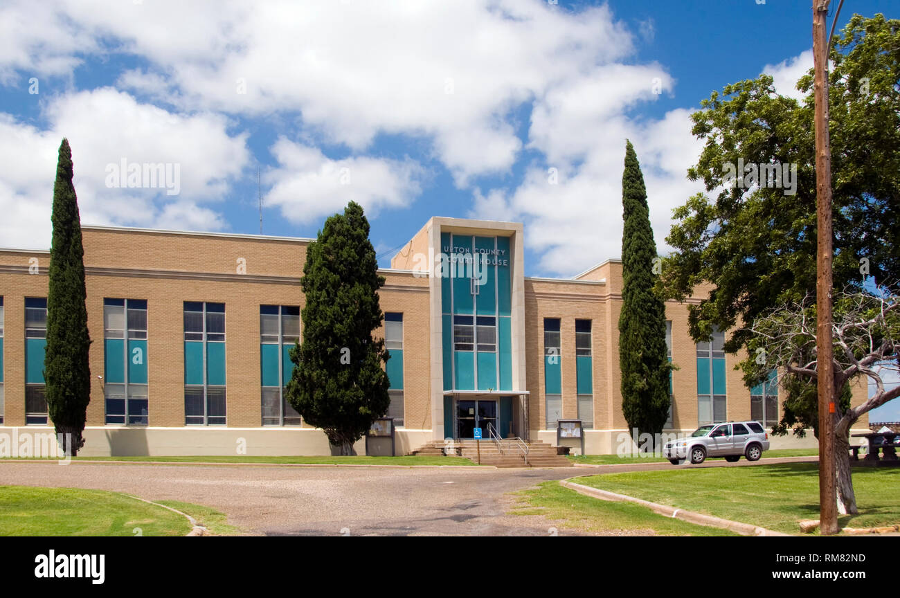 Upton County Courthouse Rankin Texas Stock Photo Alamy