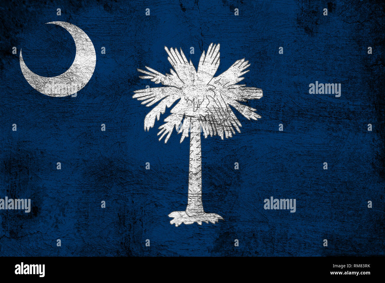 South Carolina grunge and dirty flag illustration. Perfect for ...