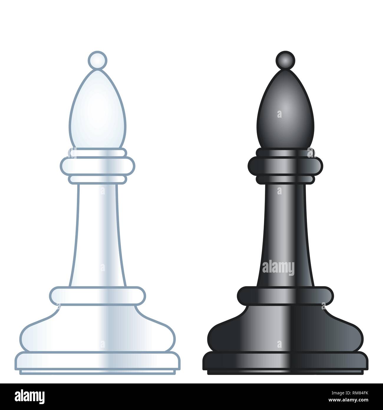 An hand drawn vector picture from series: The World's Great Chess Games.  Karpov - Topalov. Final position Stock Vector Image & Art - Alamy