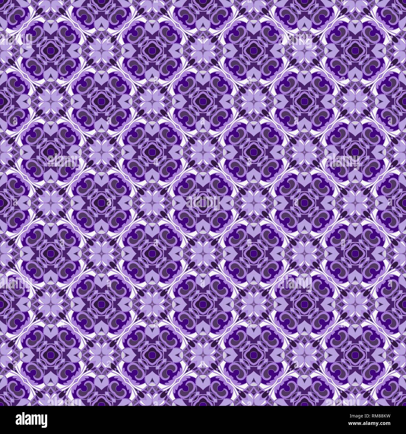 Lilac seamless pattern. Oriental traditional ornament, tile design