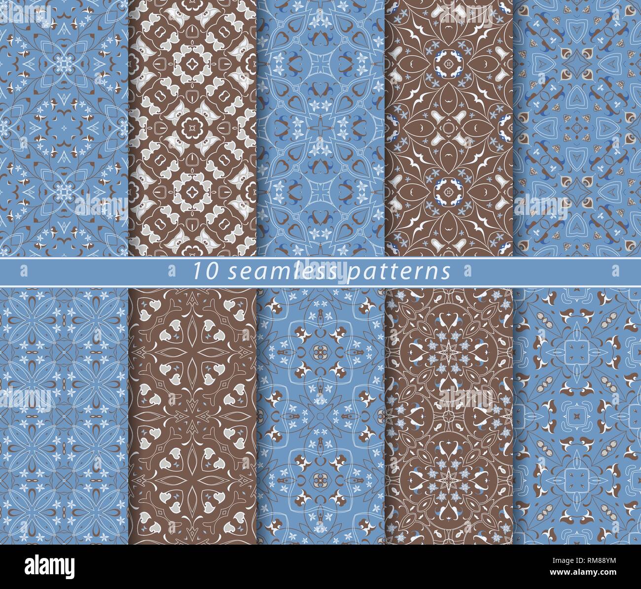 Abstract Pattern Arabic Book Vector set of ten seamless abstract patterns in arabic style ...