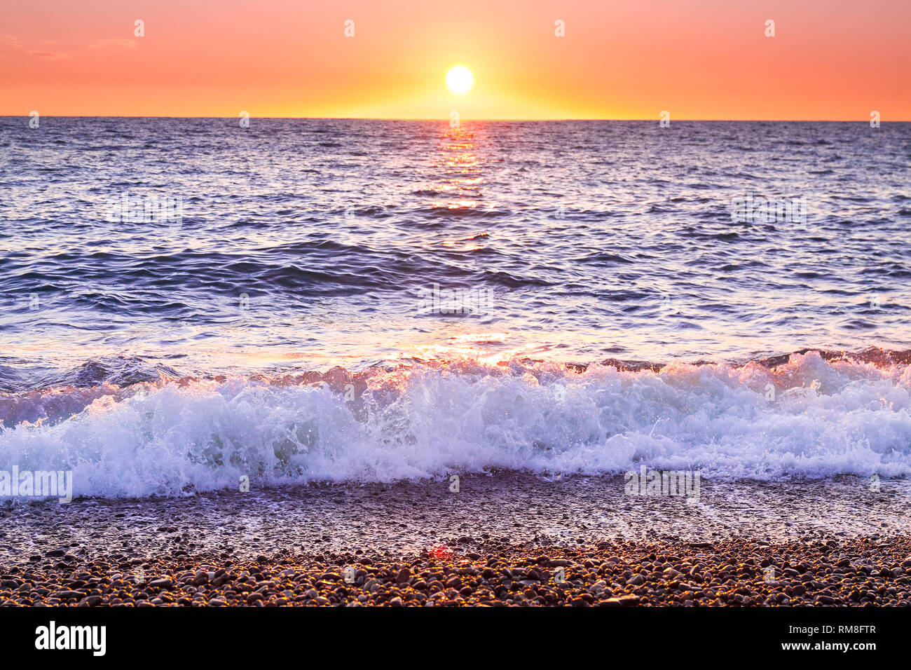 purple beach sunrise