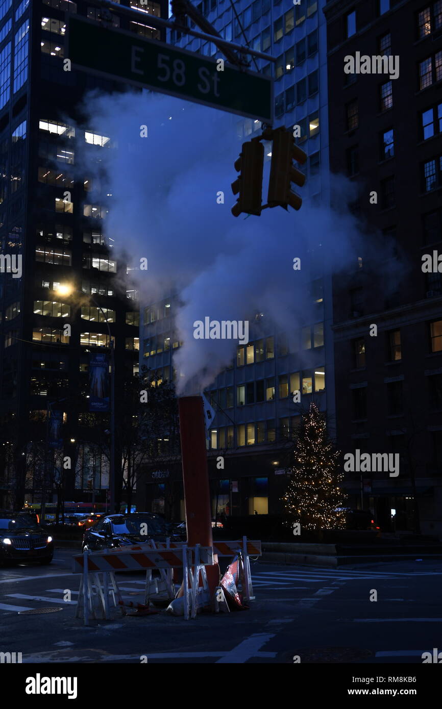 Manhattan street view, New York City, USA Stock Photo - Alamy
