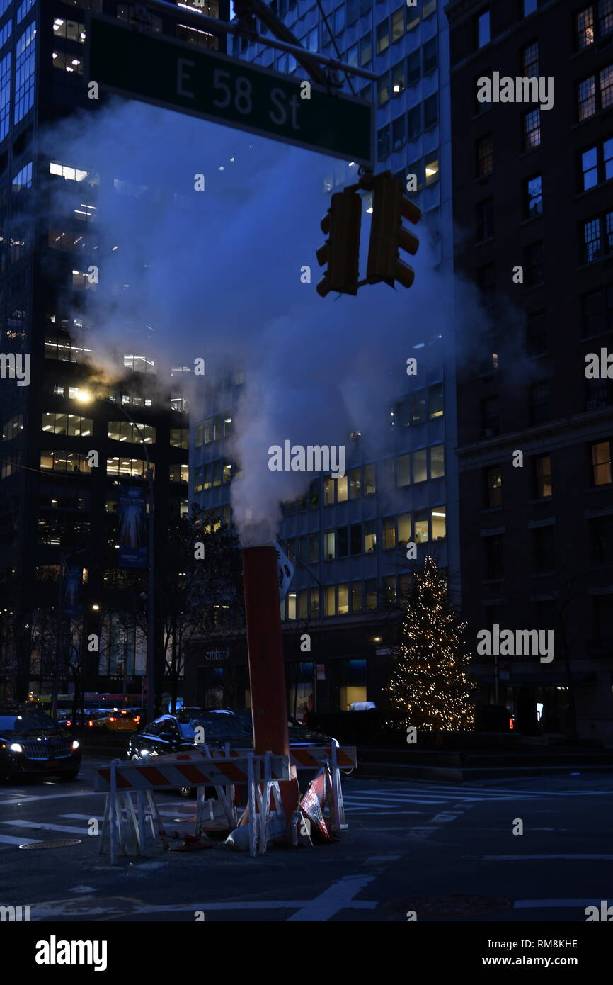Manhattan street view, New York City, USA Stock Photo - Alamy