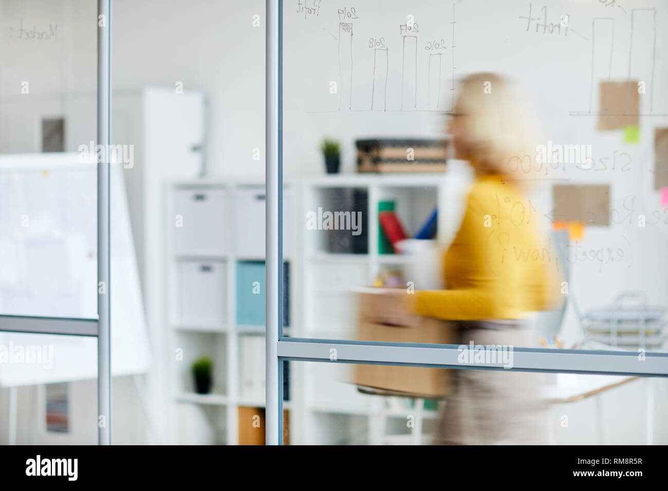 Unrecognizable Woman Losing Job Stock Photo