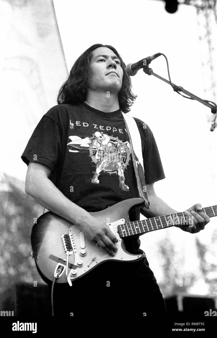 Musician Todd Park Mohr of Big Head Todd is shown during a concert