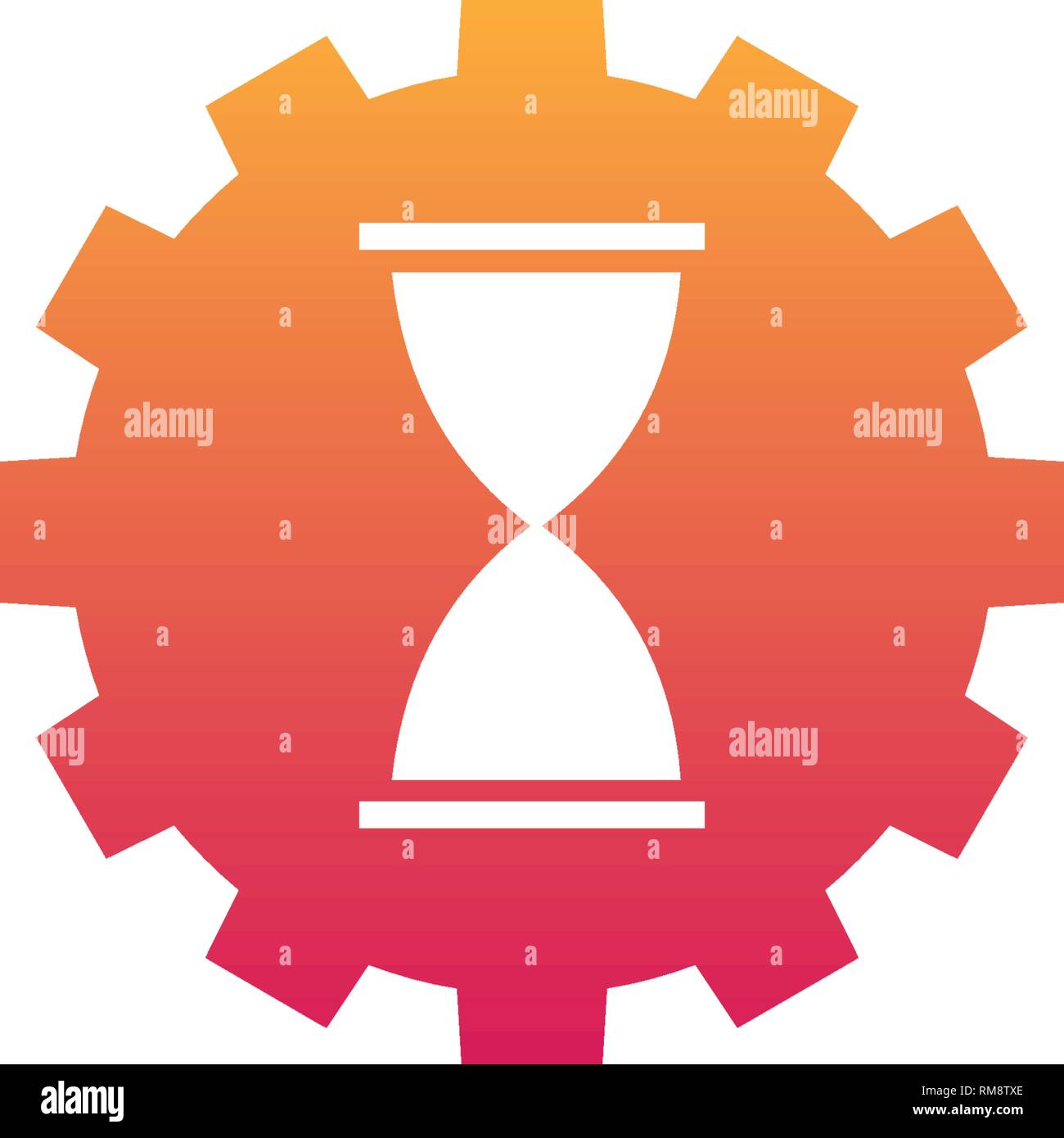 gear maintenance industrial idea logo template vector illustration icon element isolated - vector Stock Vector