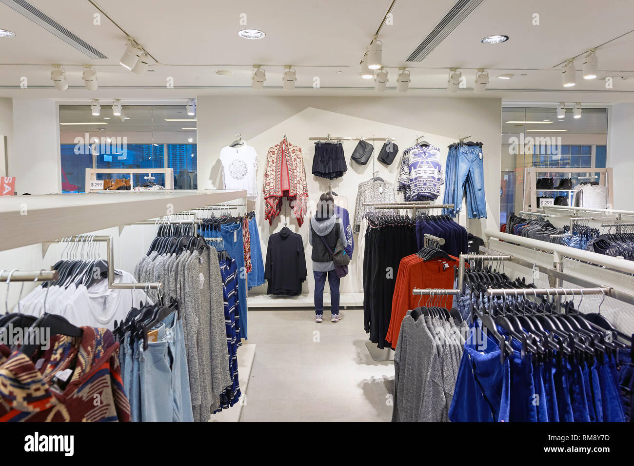 HONG KONG - CIRCA JANUARY, 2016: H & M store in Hong Kong. H and M known  for its fast-fashion clothing for men, women, teenagers and children Stock  Photo - Alamy