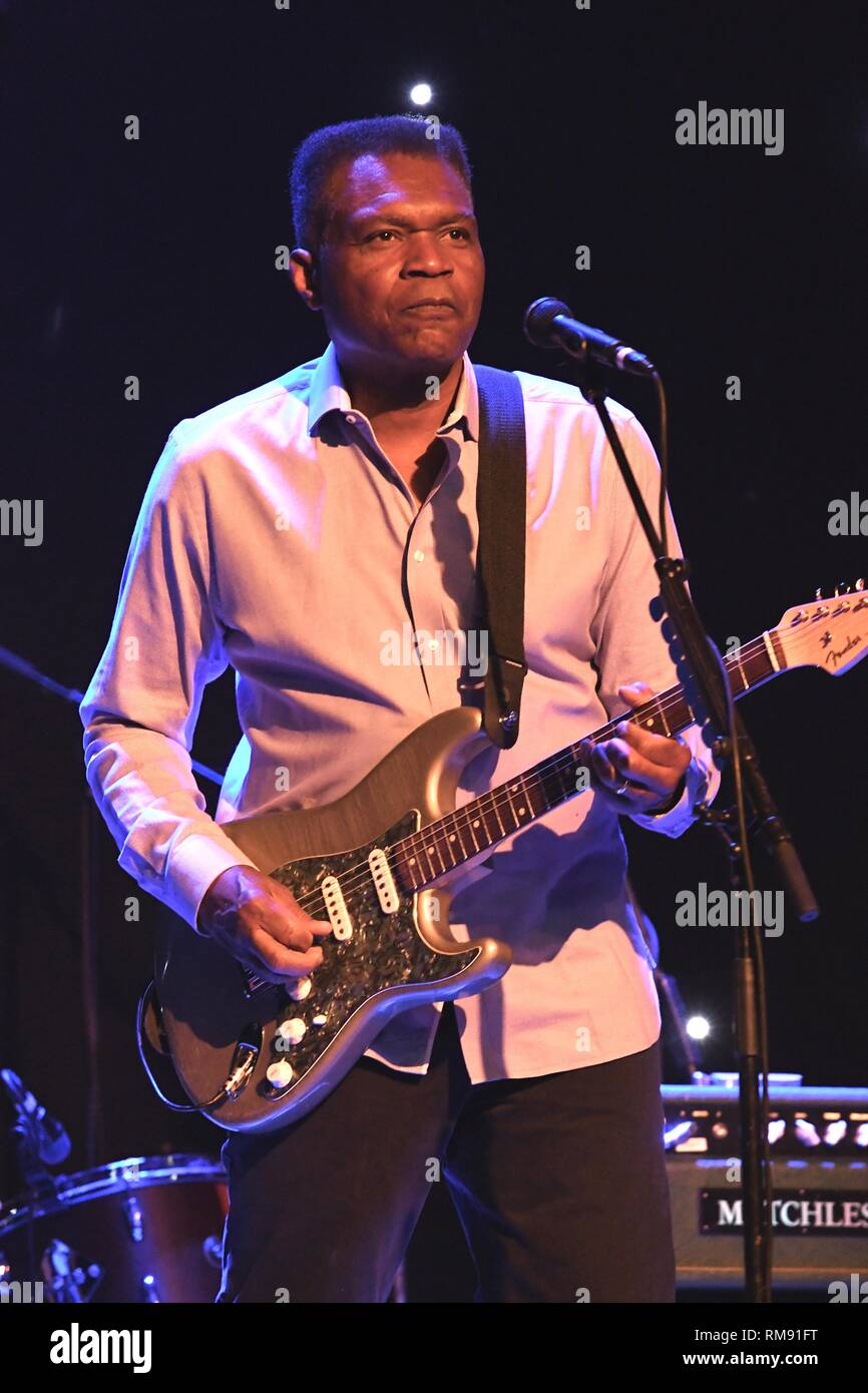 SInger, songwriter and guitarist Robert Cray is shown performing on