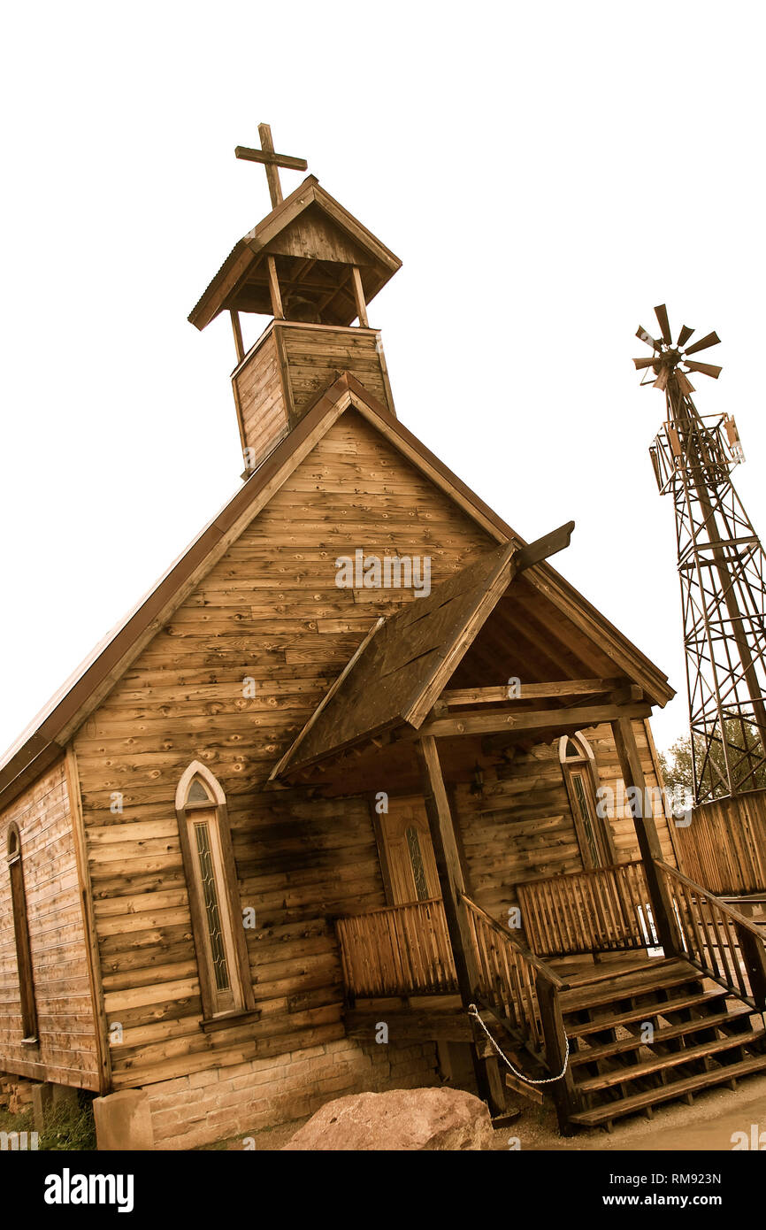 Wild west church hi-res stock photography and images - Alamy