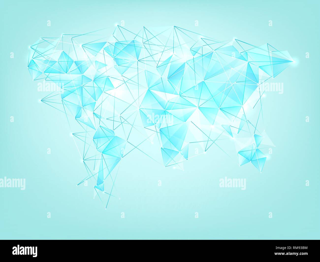 World map polygon abstract background Stock Vector Image & Art - Alamy