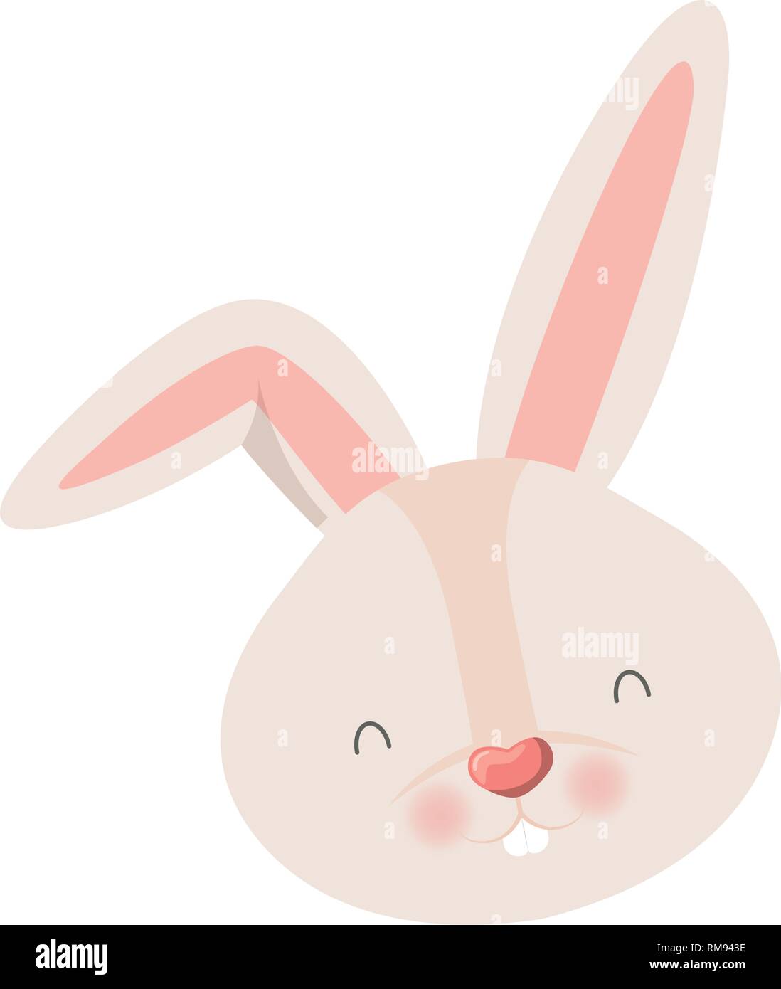 rabbit head isolated icon Stock Vector Image & Art - Alamy