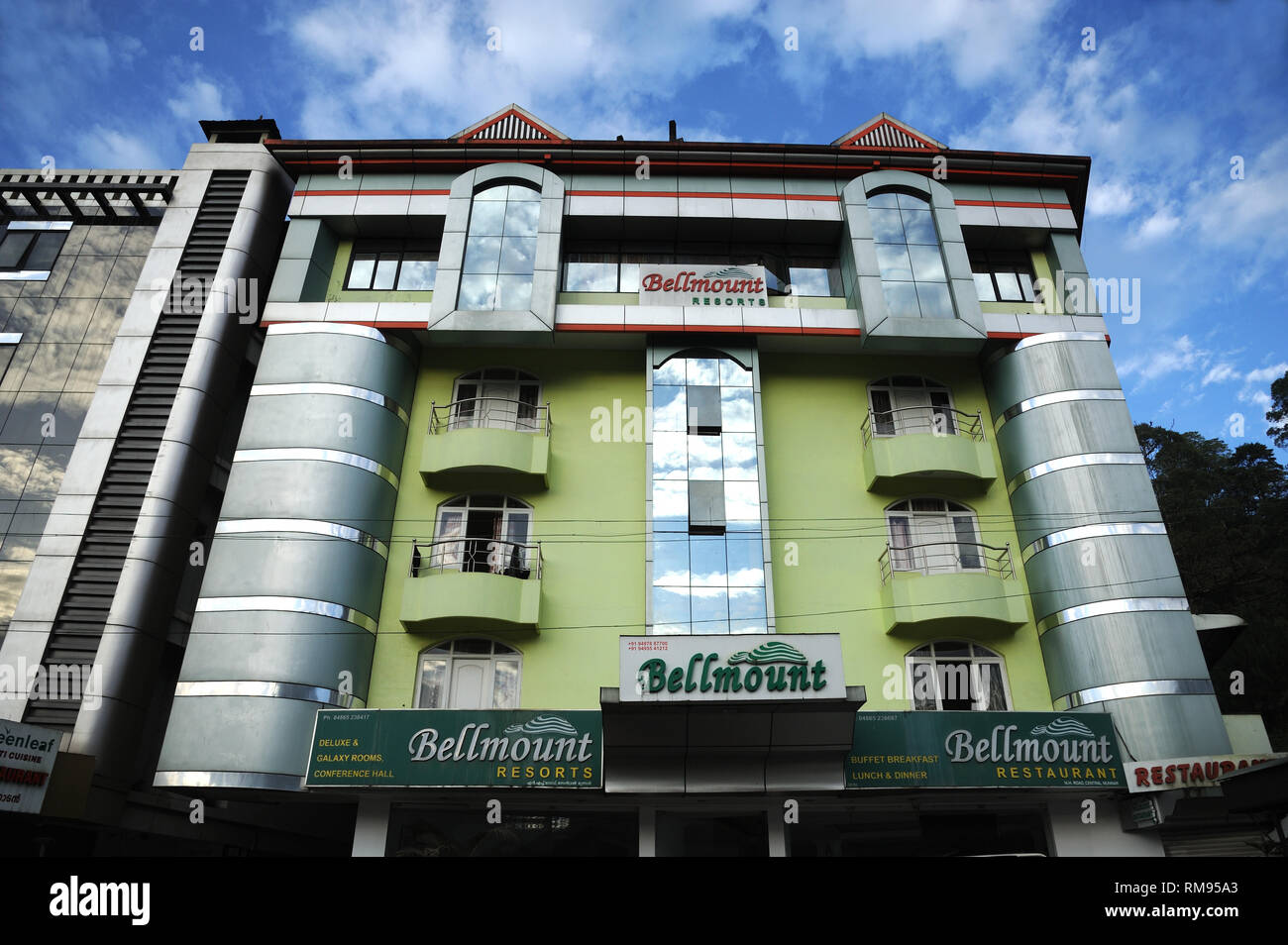 Bellmount Resorts, Hotel Moolakadai, Munnar, Kerala, India, Asia Stock Photo