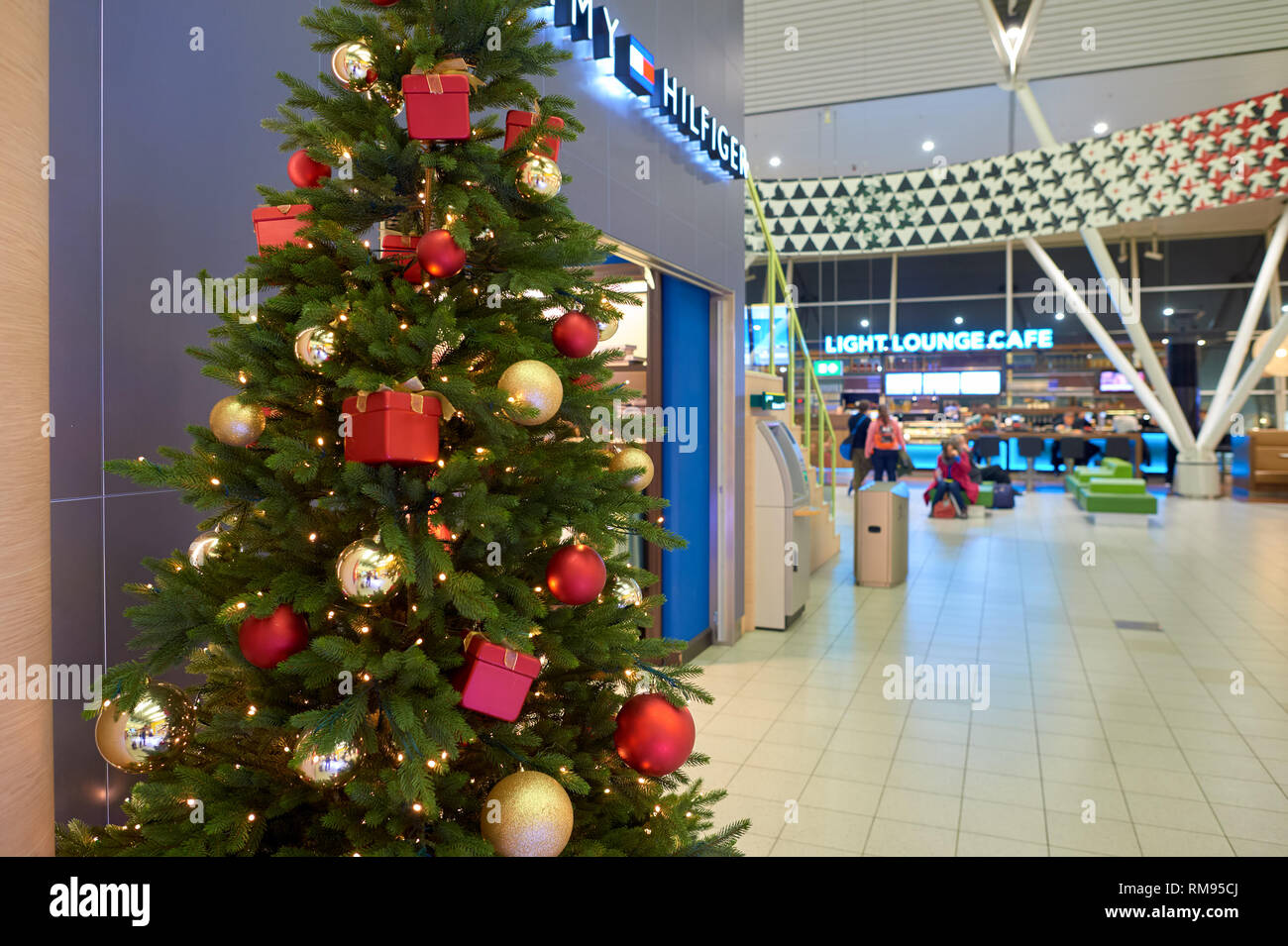 AMSTERDAM, NETHERLANDS CIRCA NOVEMBER, 2015 Christmas tree at