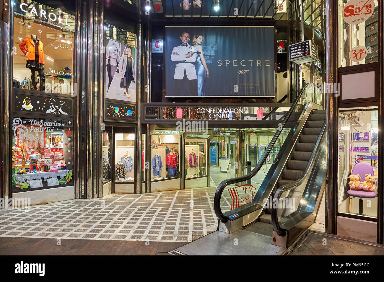 GENEVA, SWITZERLAND NOVEMBER 18, 2015 Confederation Centre shopping
