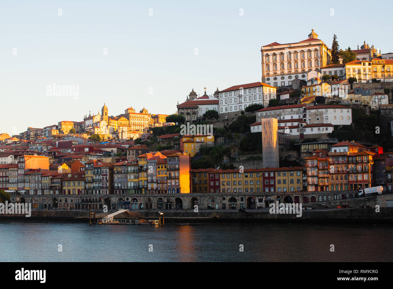View of Douro river and Ribeiro in old downtown of Porto - Portugal Stock  Photo - Alamy