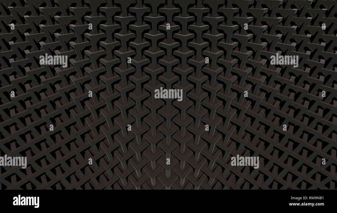 Black triangle background 3D illustration Stock Photo - Alamy