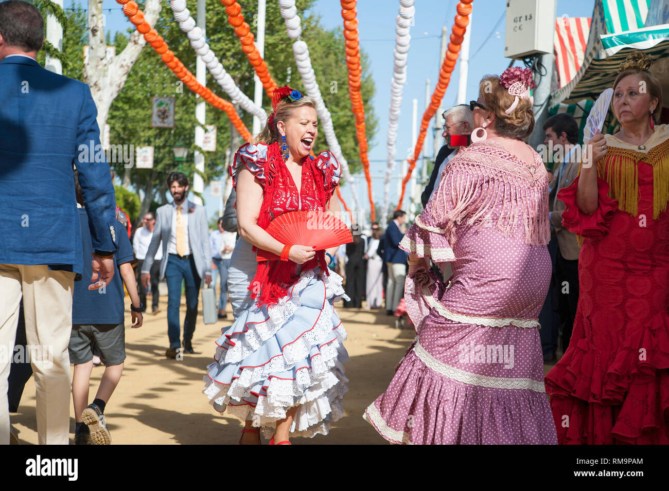 SPAIN, SEVILLE The ‘Feria de April’, the April Fair, is Seville’s most important festival