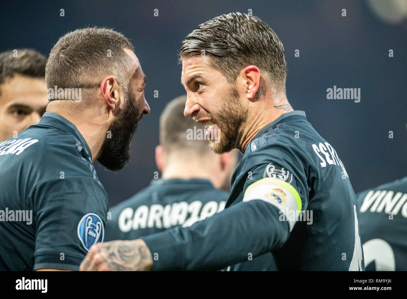 Amsterdam, Holanda. 13th Feb, 2019. 1) during the match between Ajax and Real Madrid held at the Johan Cruyff Stadium in Amsterdam. The match is valid for the octaves of the Champions League 2018/2019. Credit: Richard Callis/FotoArena/Alamy Live News Stock Photo