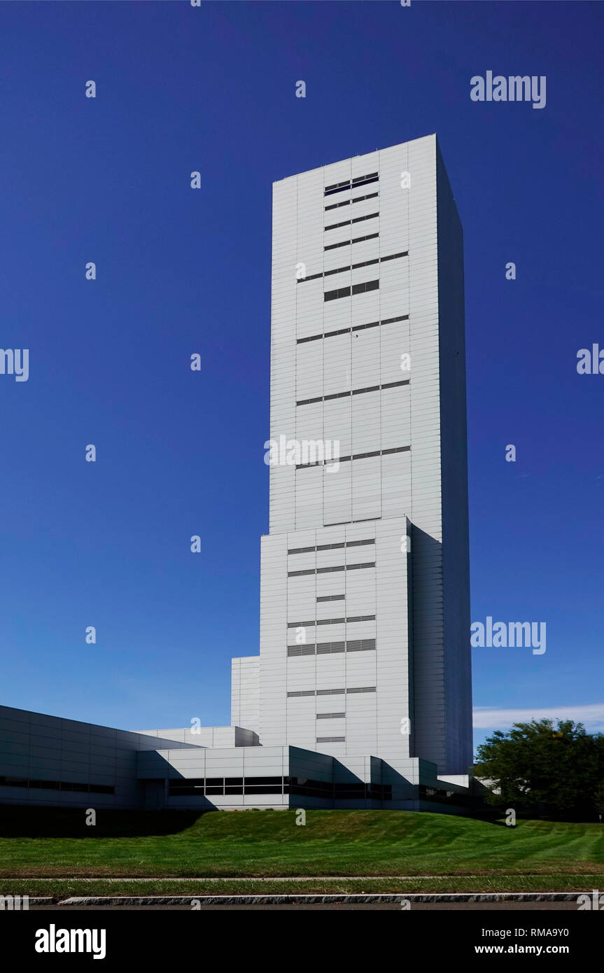 Otis elevator testing building in Bristol CT Stock Photo Alamy