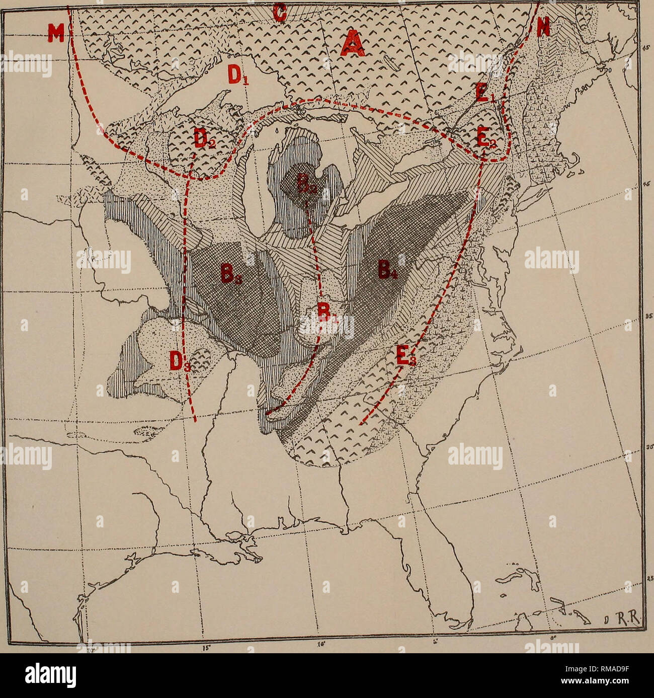 canadian shield map cities