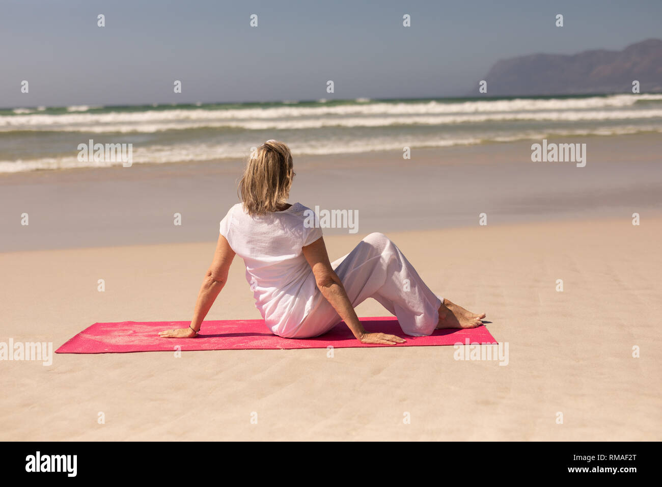 Rear view alone senior hi-res stock photography and images - Alamy
