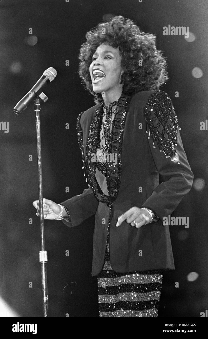 Whitney Houston Poster High Resolution Stock Photography and Images - Alamy