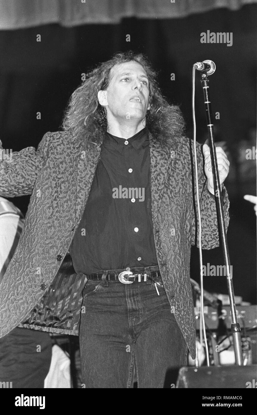 Singer Michael Bolton Is shown performing during a &ldquo;live&rdquo; concert