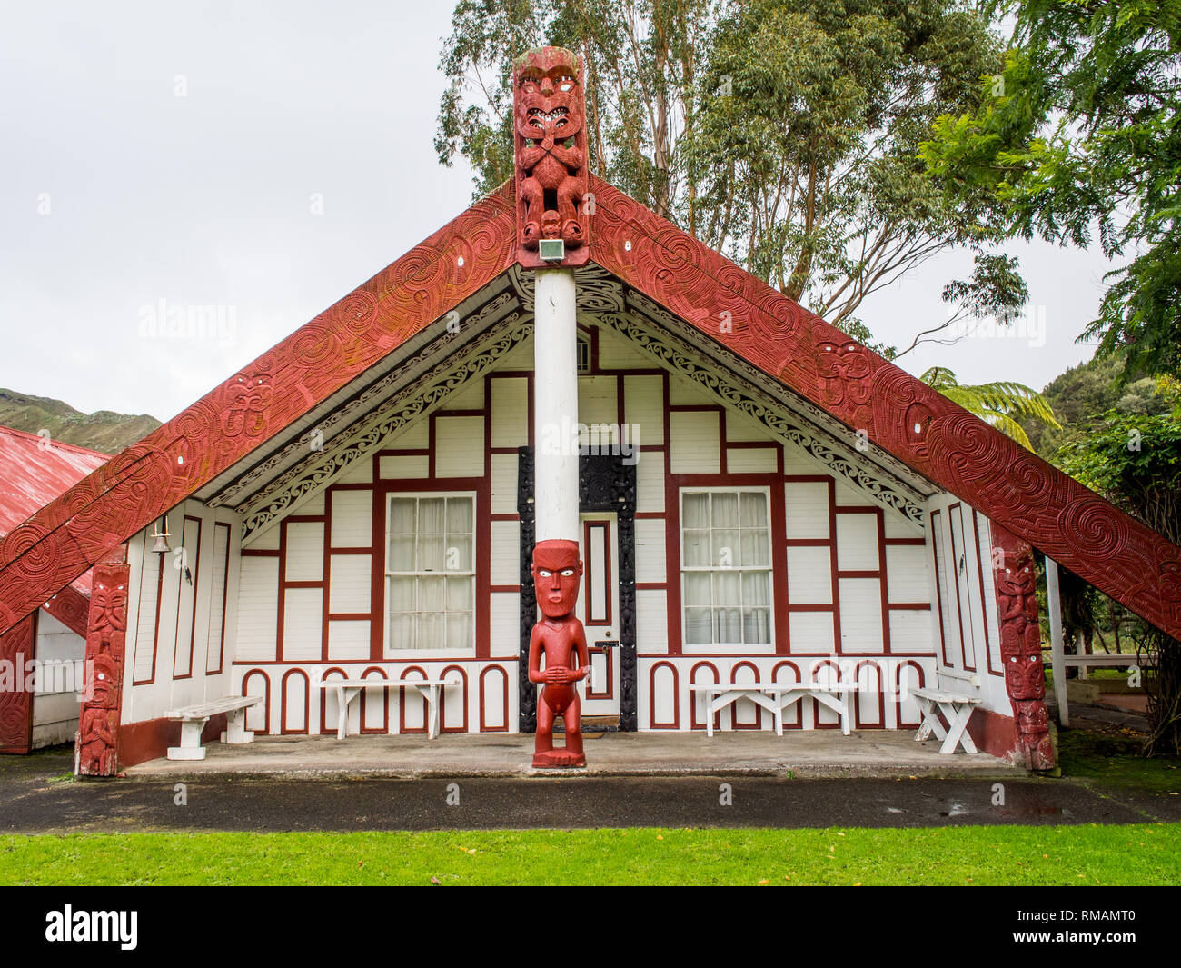 Maori marae wharenui hires stock photography and images Alamy