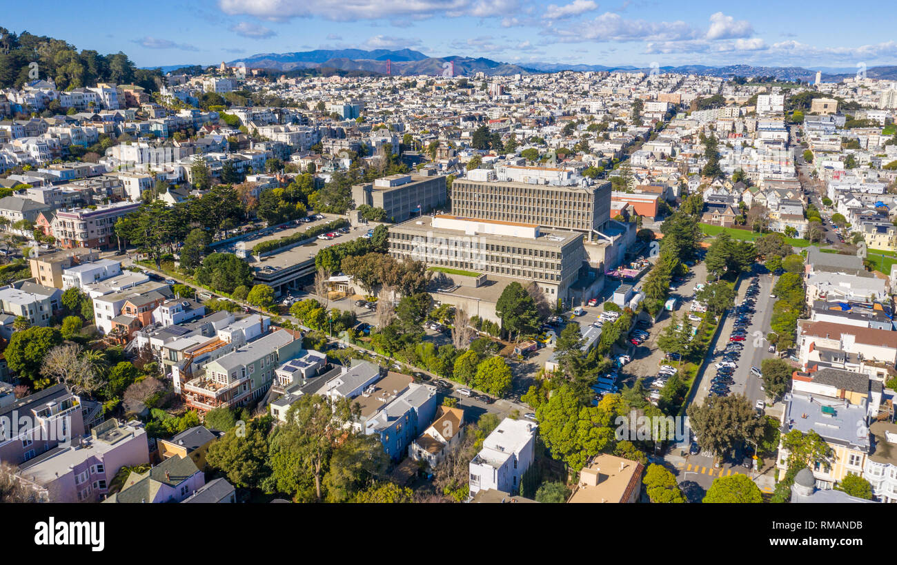 California Pacific Medical Center, San Francisco, CA, USA Stock Photo