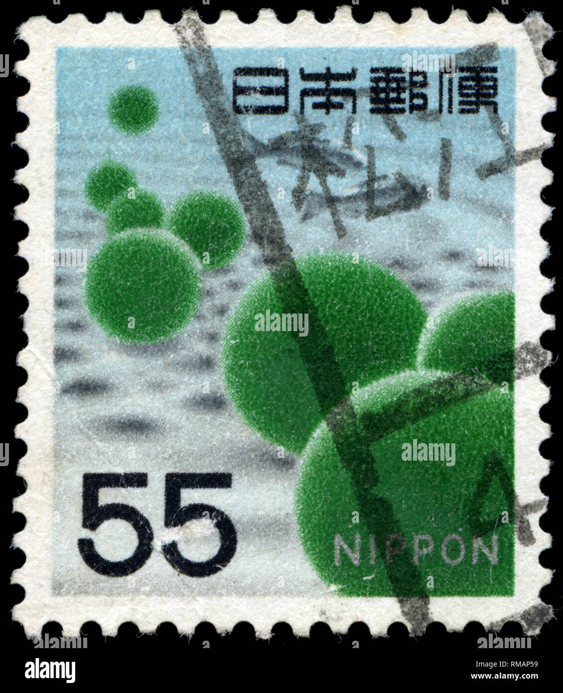 Postage stamp from Japan in the Fauna, Flora and Cultural Heritage series issued in 1969 Stock Photo